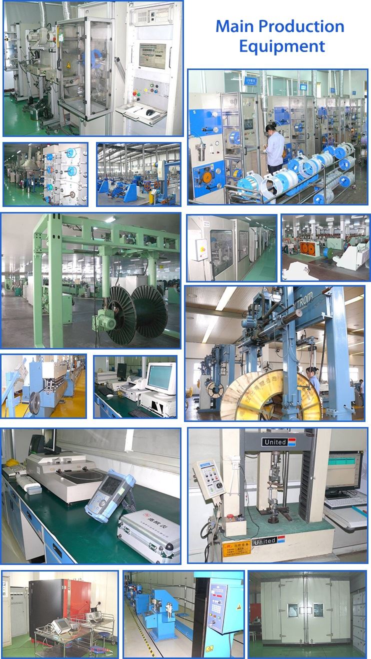 production line of Fiber Optic Drop Cable production line of Fiber Optic Drop Cable