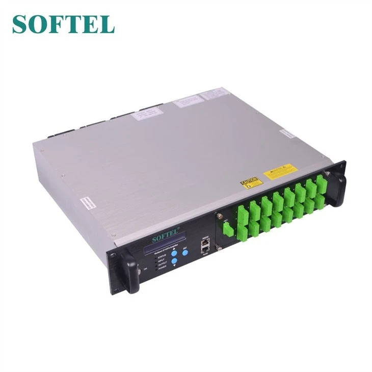 2 Years Warranty 1550nm EDFA WDM 8 Port 16 Port 22 Dbm For FTTH Network